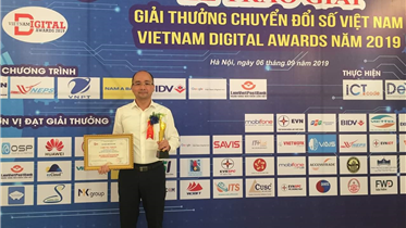 HỆ SINH THÁI Y TẾ VNPT NHẬN GIẢI THƯỞNG CHUYỂN ĐỔI SỐ VIỆT NAM