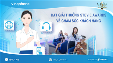 ỨNG DỤNG BIG DATA VÀ AI VÀO CHĂM SÓC KHÁCH HÀNG, VINAPHONE ĐẠT GIẢI QUỐC TẾ