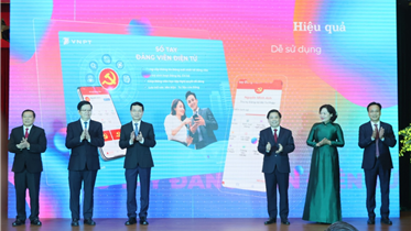ĐẢNG ỦY KHỐI CÁC CƠ QUAN TRUNG ƯƠNG KHAI TRƯƠNG SỔ TAY ĐẢNG VIÊN ĐIỆN TỬ DO VNPT XÂY DỰNG