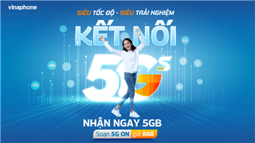 KẾT NỐI 5G - NHẬN NGAY 5GB DATA