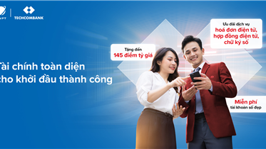 MỞ TÀI KHOẢN DOANH NGHIỆP TECHCOMBANK - NHẬN ƯU ĐÃI ĐẶC QUYỀN LÊN ĐẾN 2.5 TRIỆU TỪ VNPT HÀ NỘI