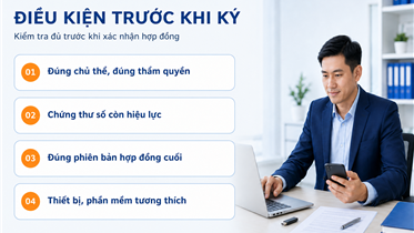 CÁCH KÝ HỢP ĐỒNG BẰNG CHỮ KÝ SỐ ĐƠN GIẢN VÀ CHÍNH XÁC